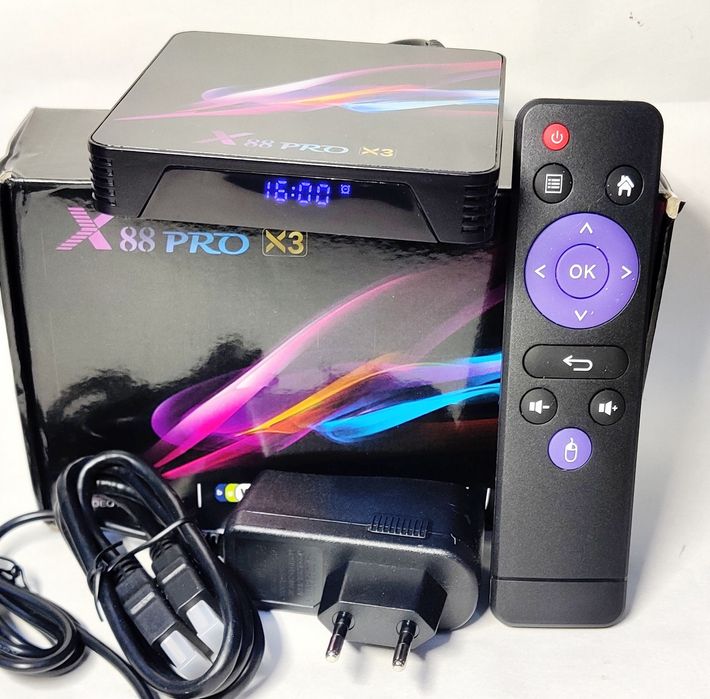 TV BOX X88pro X3 Amlogic S905X3 4/32Гб Vontar Ugoos Smart