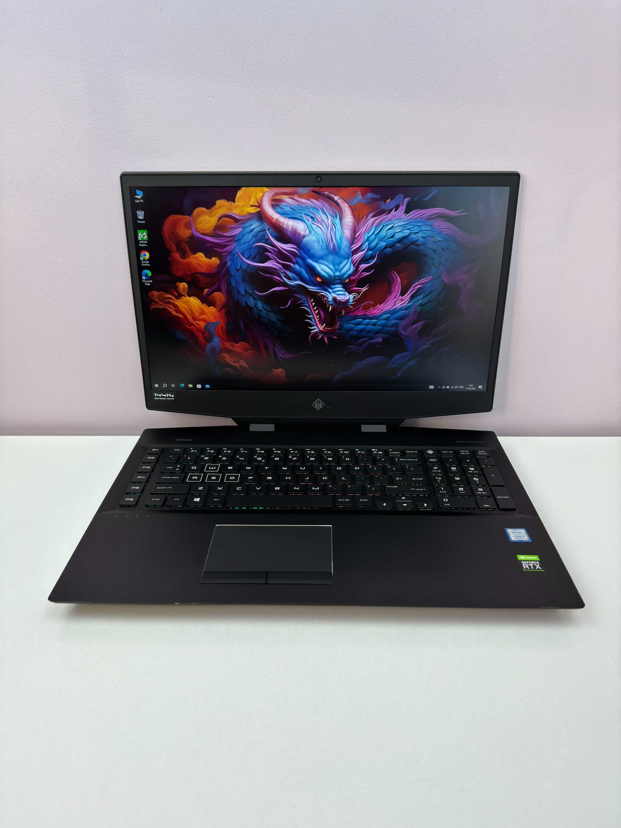 HP OMEN 17.3" 144Hz RTX 2060 6Gb 115w i7-9750H RAM 16/512 HDD 1Tb