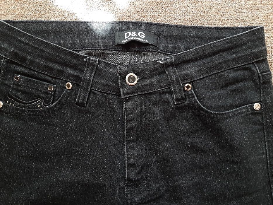 spodnie jeans Dolce&Gabana rozm 30 stan bardzo dobry 79cm w pasie