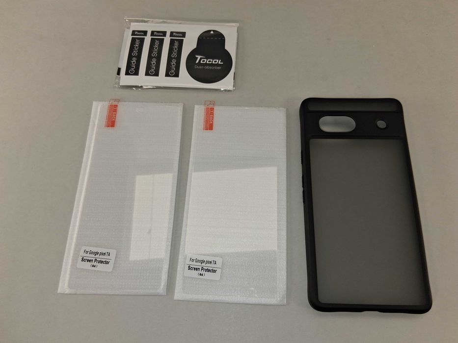 Y198 Etui Case Pancerne 2x Szkło Hartowane Tocol do Google Pixel 7A 5G