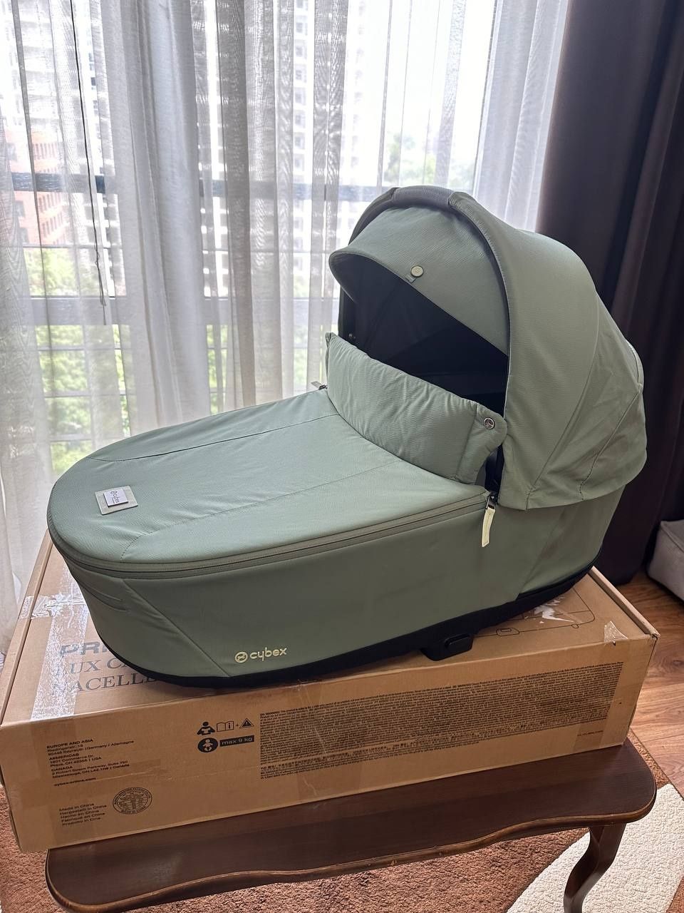 Люлька Cybex Priam 4.0 Lux Leaf Green