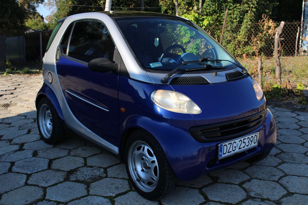 Smart 0.8 CDI 2000r. Diesel, automat, panoramiczny dach, wspomaganie