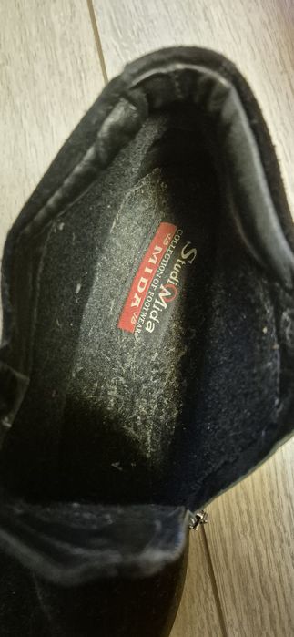 Мужские ботинки  замш