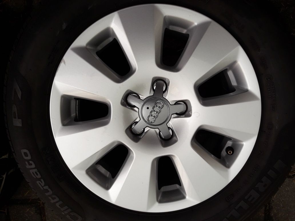 Koła aluminiowe AUDI 5x112 ; 7,5x16 cali , ET37 ; 225/60R16 lato.