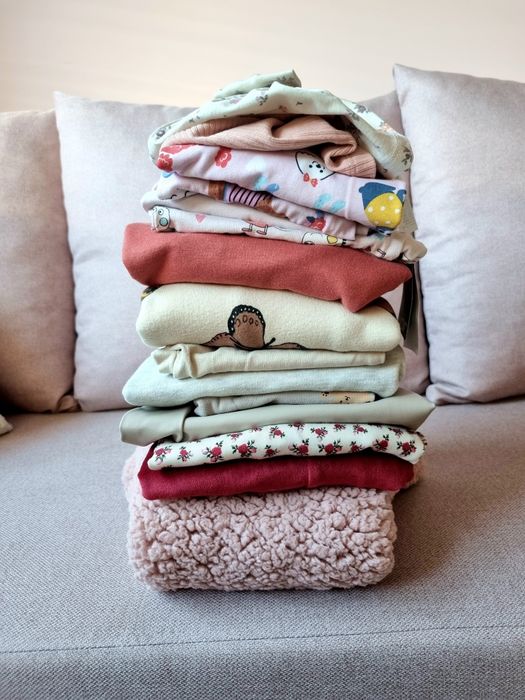 Zestaw paczka paka ubranek dla dziewczynki Zara h&m Smyk 104