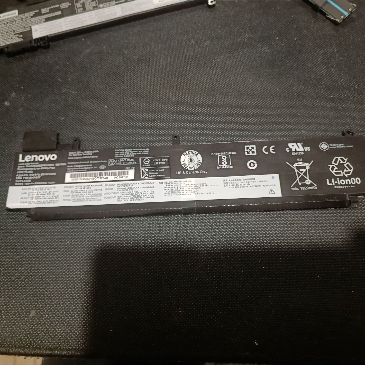 Oryginalna Bateria Lenovo SB10F46460 ,00HW022