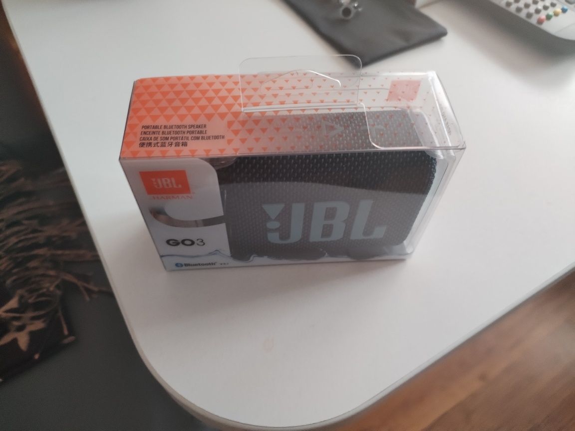 Jbl go 3 nowy, odporny na wodę.