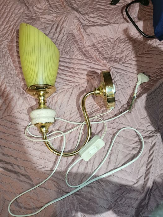 Kinkiet, lampa PRL stary vintage