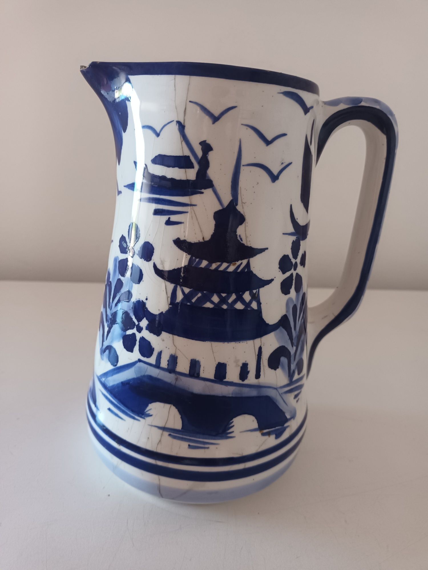 Caneca muito Antiga de Louça Portuguesa