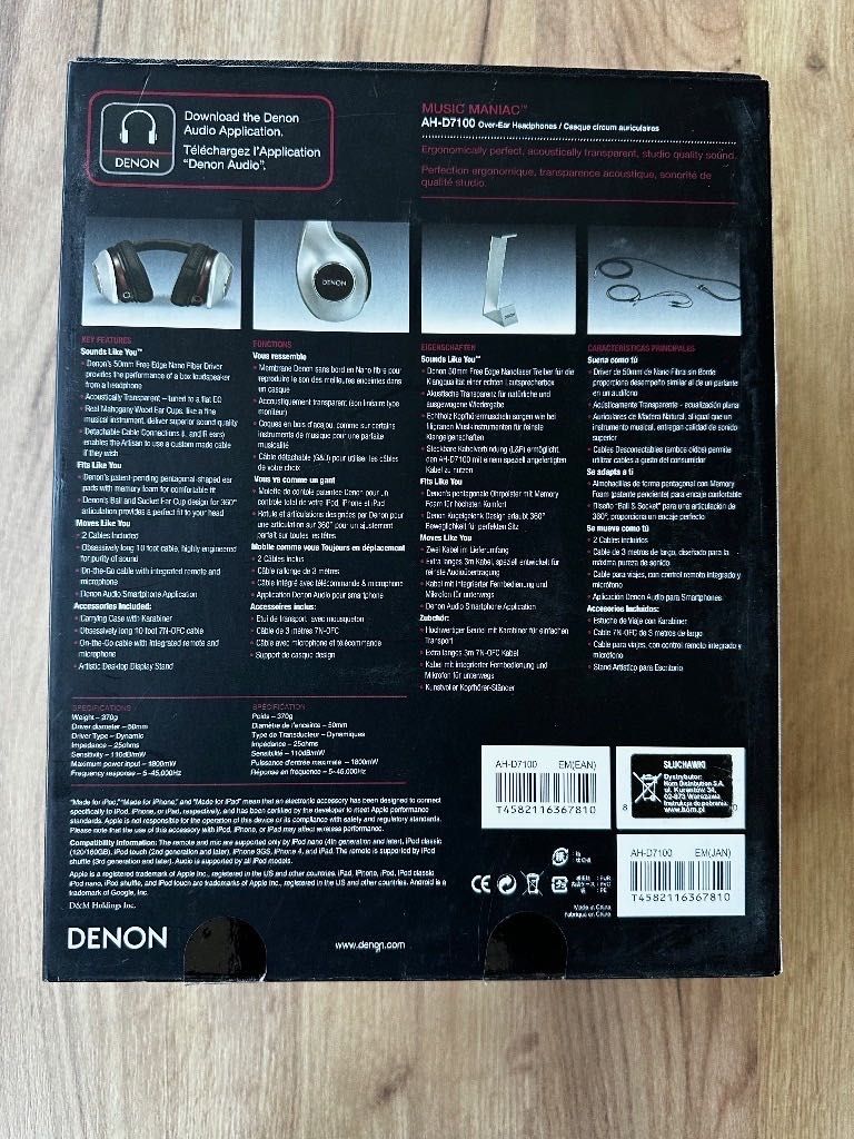 Denon AH-D7100 słuchawki