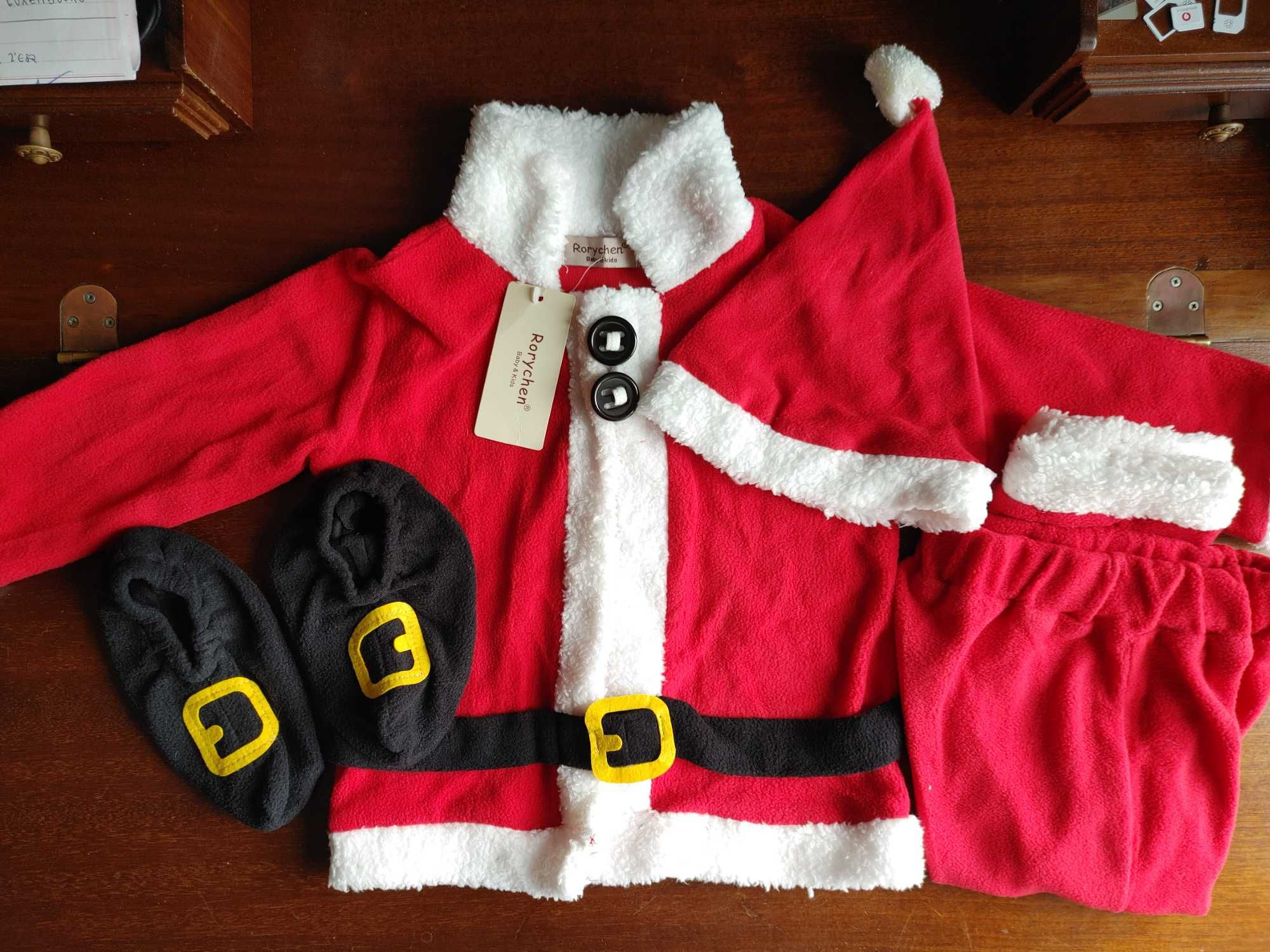 Disfarce Fato de Natal para bebe 1 ano NOVO!