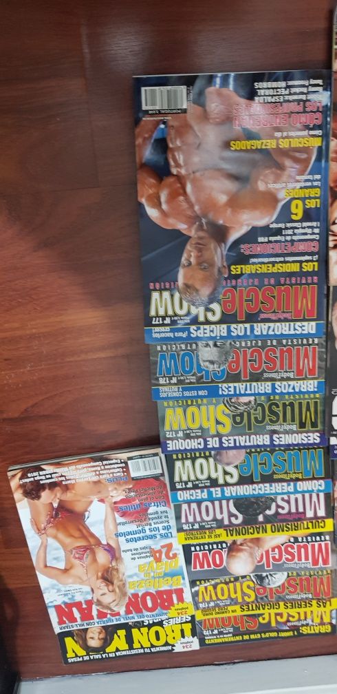 Grande lote revistas musculação