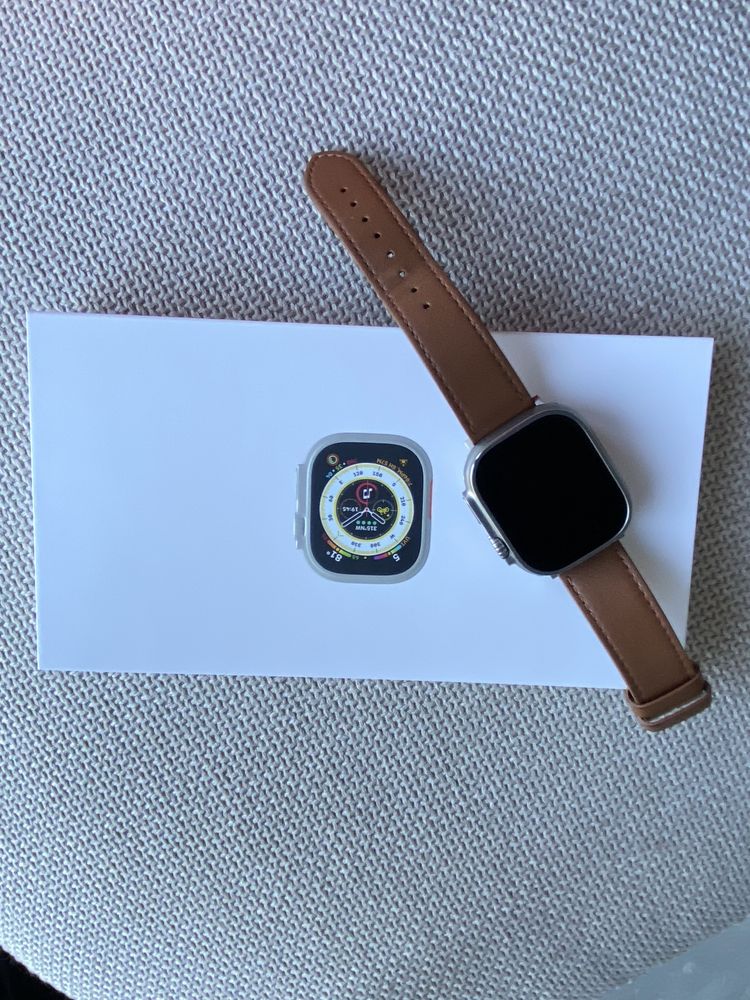 Apple watch ultra 49mm titanium black używany