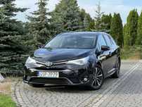 Toyota Avensis SALON PL 1 właść LED skóra KAMERA COF. podgrz. fot AS. PASA RUCHU navi