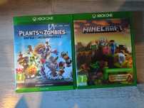 Gry Minecraft i plants vs zombies Xbox one