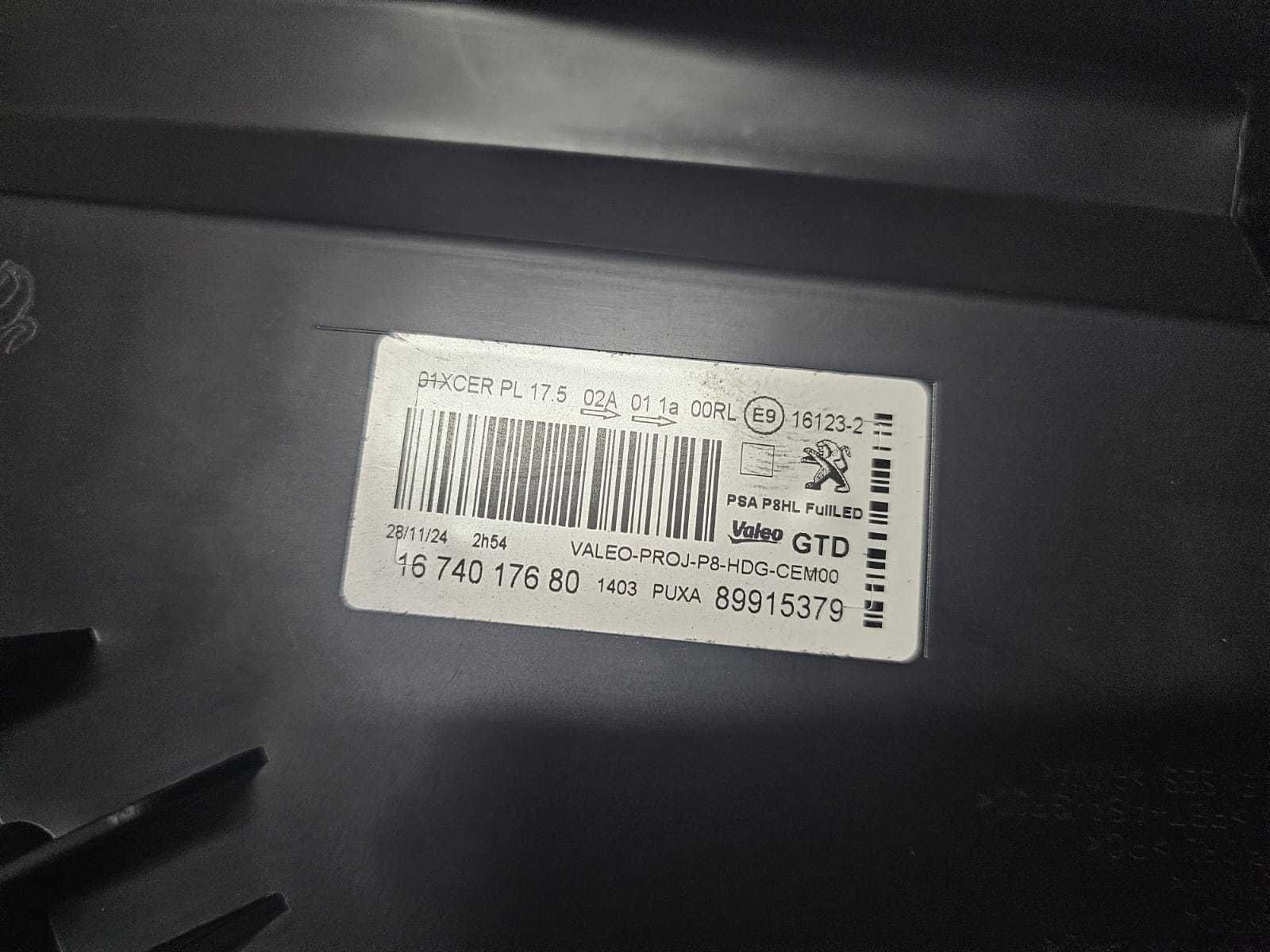 Otica Esquerda Full-Led Peugeot 3008 (16 a 20) | 127774