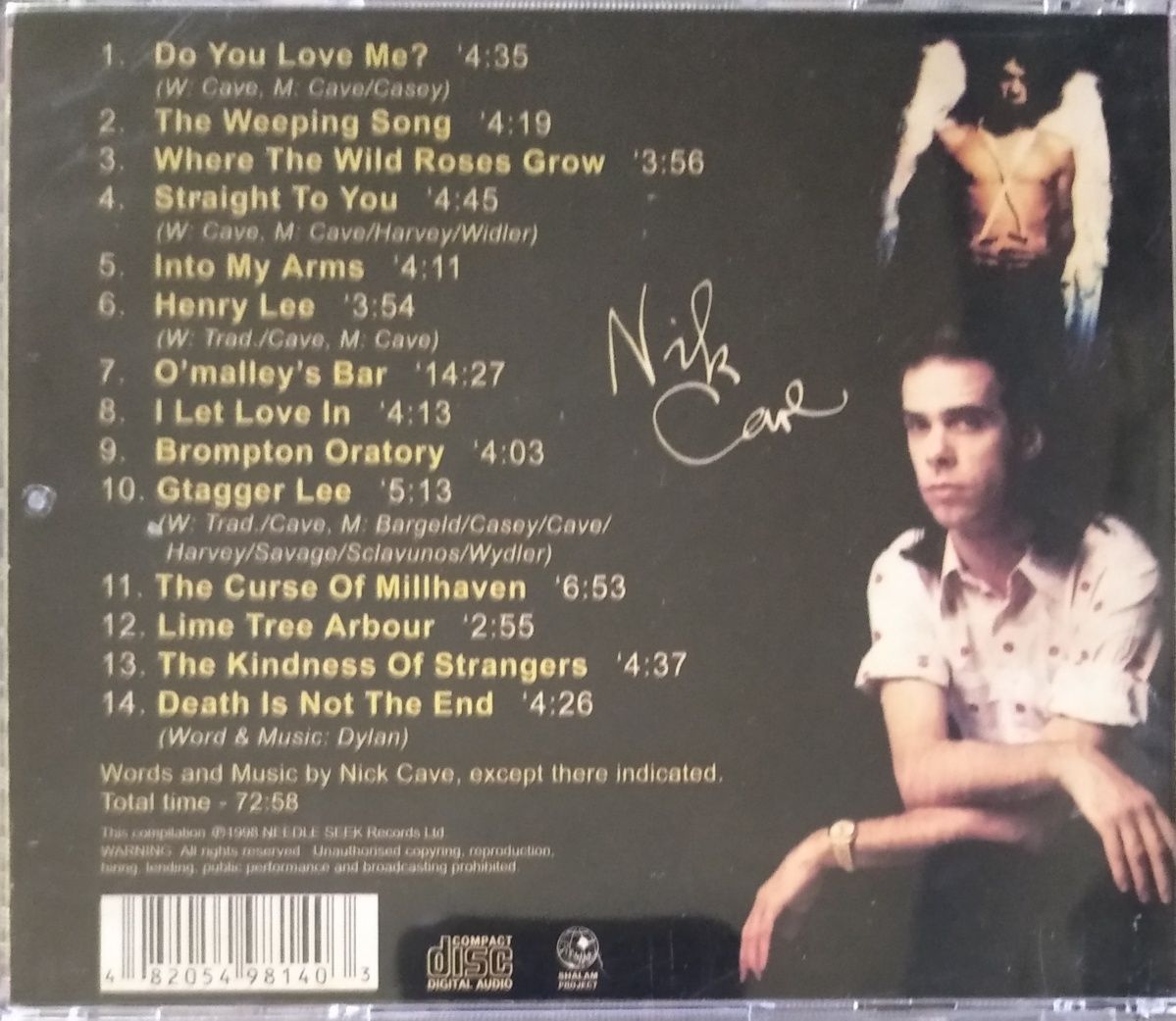 Cd диск Nick Cave - The best (1998)