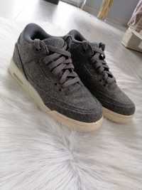 Nike Air Jordan 3 Retro Wool, buty, sneakersy, szare, wygodne, rozm 39