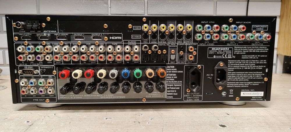 Amplituner MARANTZ SR-6003. Radio internetowe, HDMI