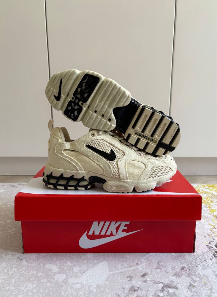 Кросівки Nike Air Zoom x Stussy Spiridon Cage 2 Fossil (36-45)