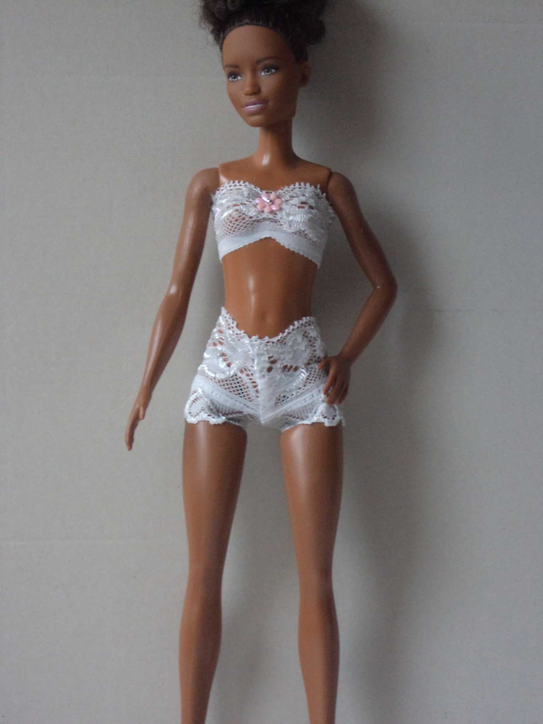 Ubranka dla lalki Barbie - Biały komplet bielizny !!!
