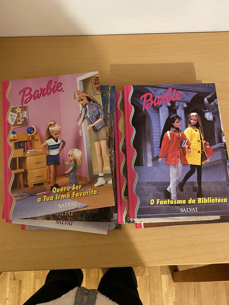 Conjunto livros Barbie