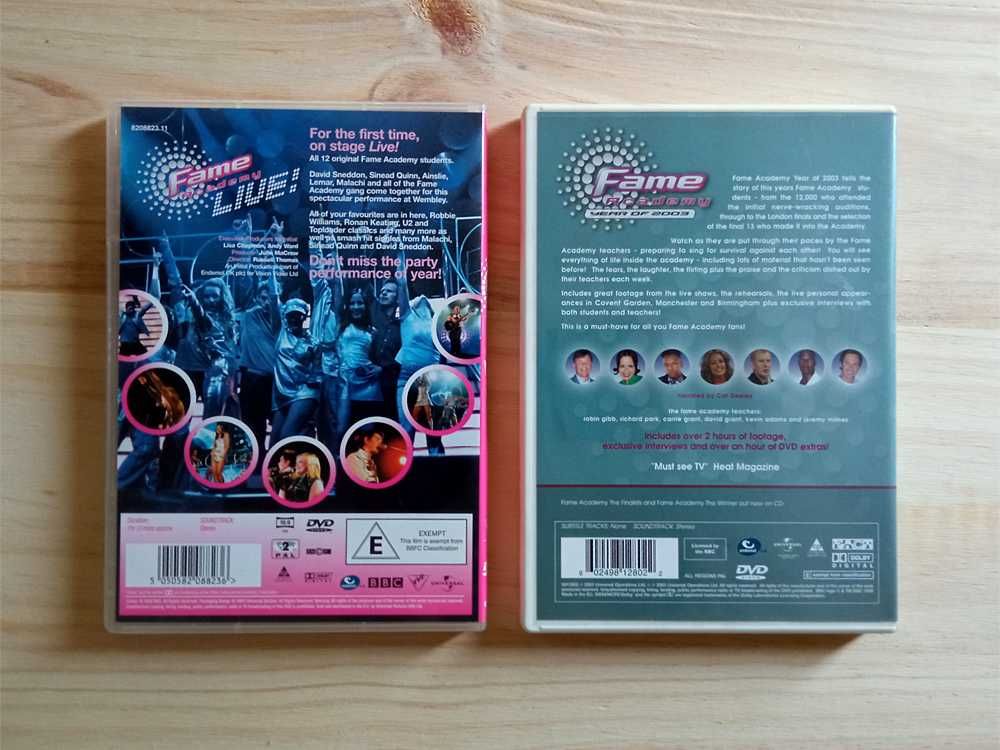 DVDs BBC Fame Academy