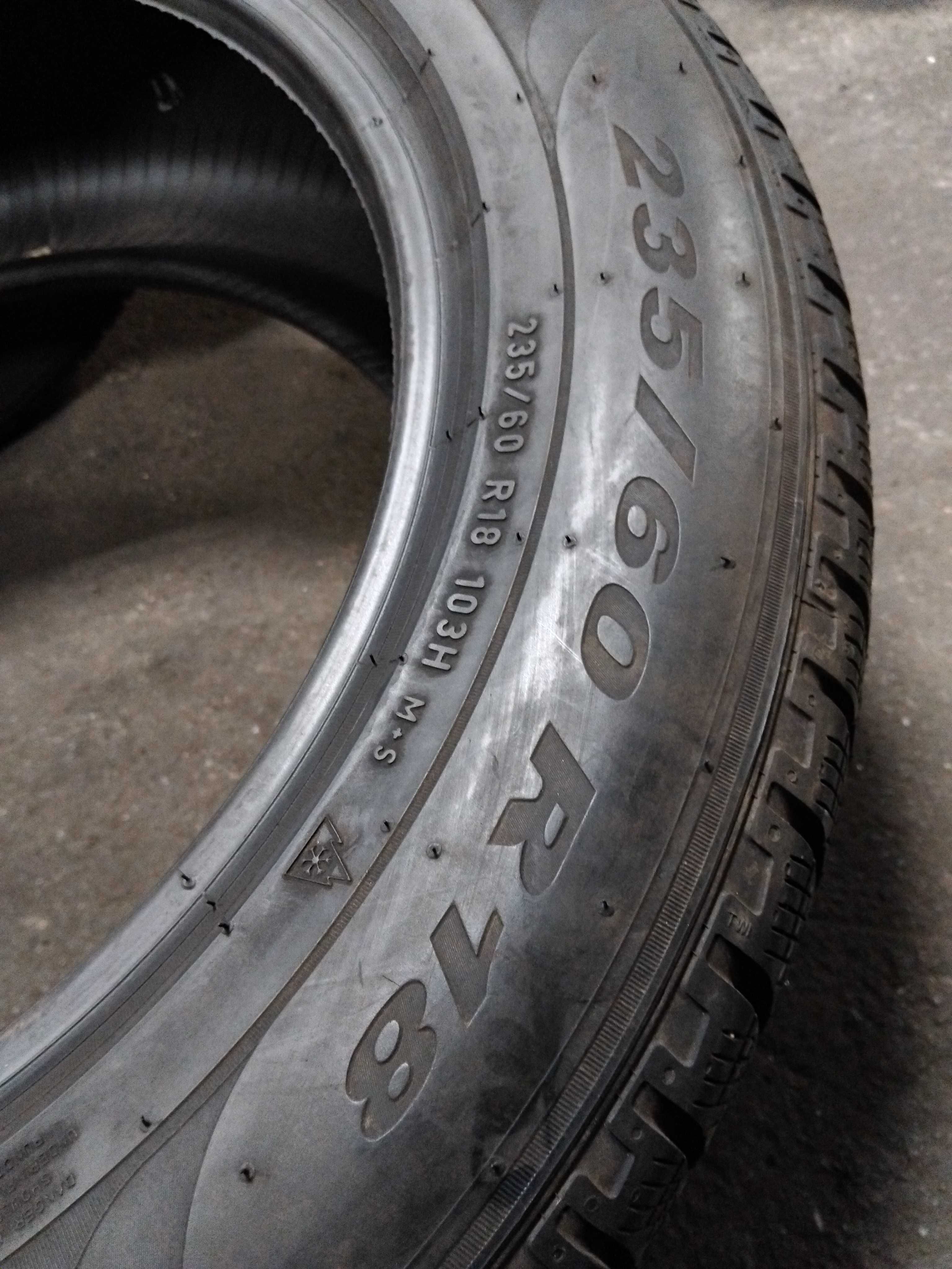 Шини бу 235/60 R18 Pirelli Scorpion Winter Комплект Пара Зима