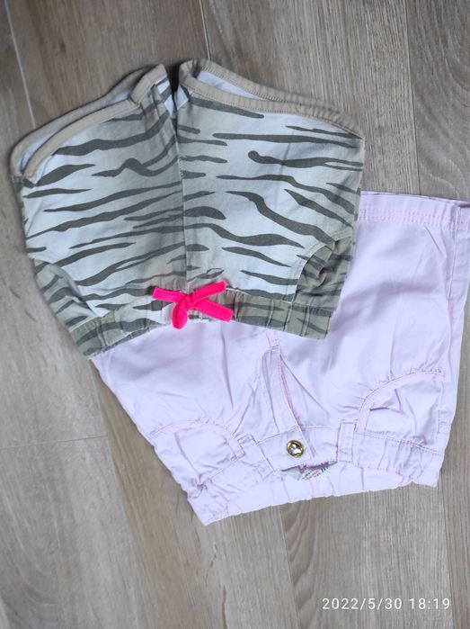 Spodenki H&M 104 2 pary