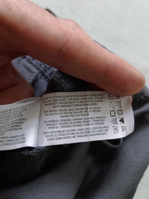 Tech Cargo Men's Nylon Pants Lavernder Grey