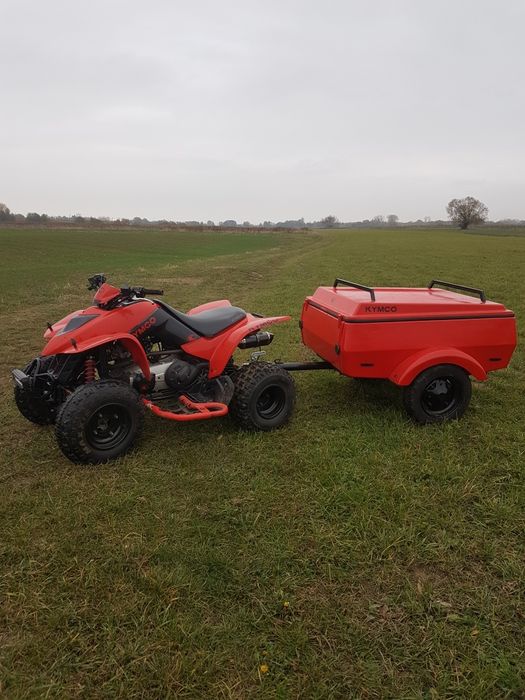 Kymco kxr 250s z przyczepką  zamienie na większy