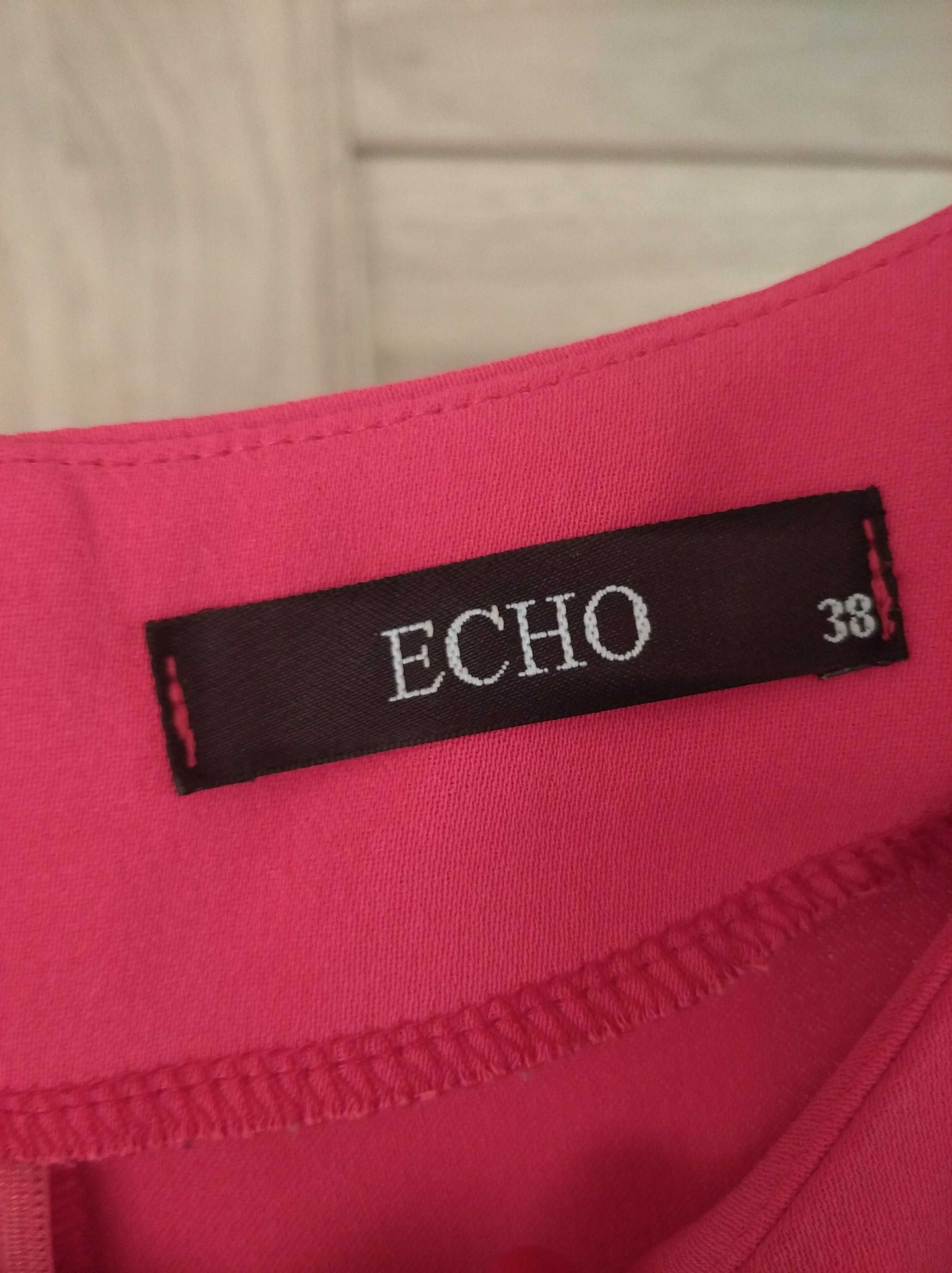 Sukienka malinowa Echo