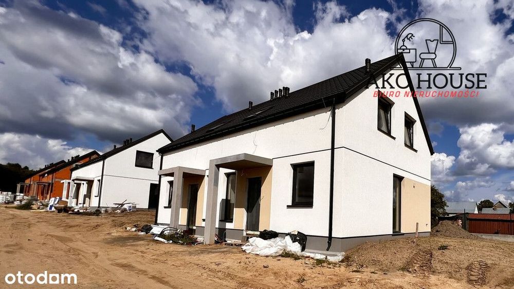 Nowoczesny bliźniak z ogródkiem- wart uwagi!