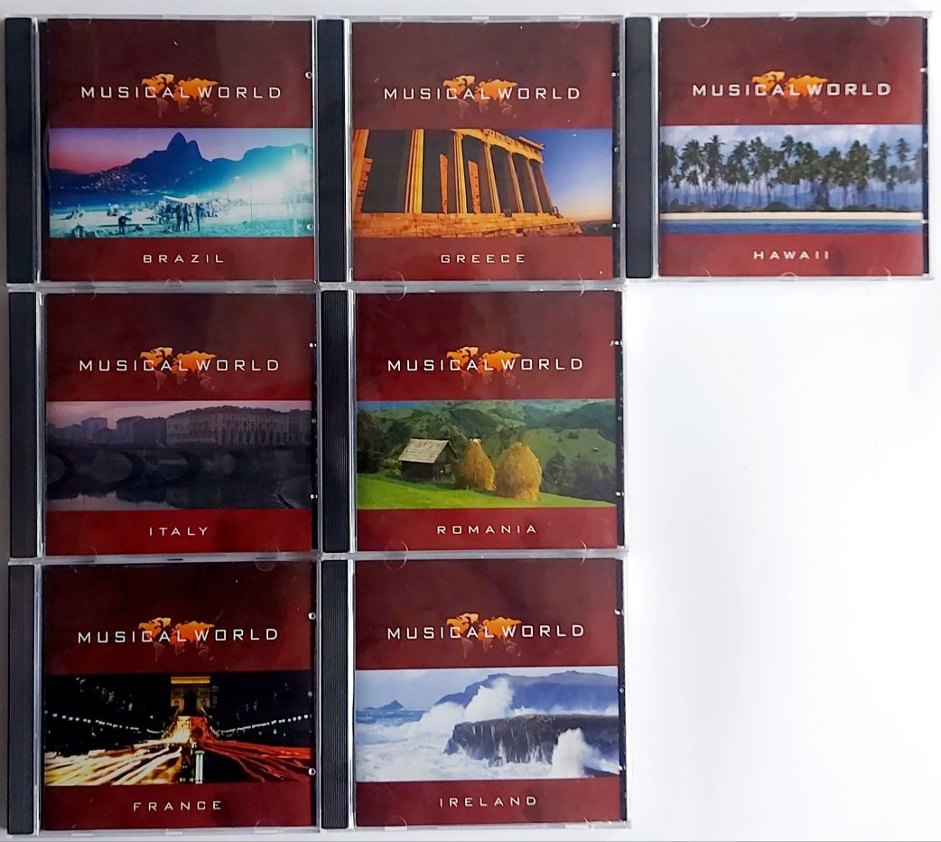 Zestaw CD Musical World Greece Italy Brazil France Romania Hawaii