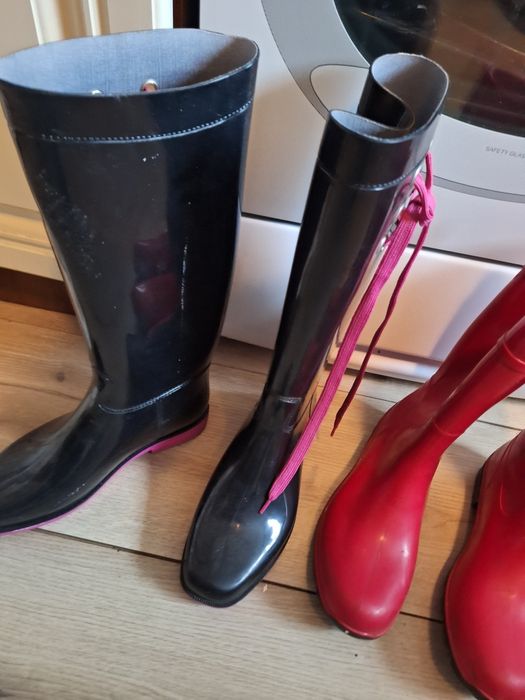 Kalosze damskie rozmiar 39 2 pary okazja