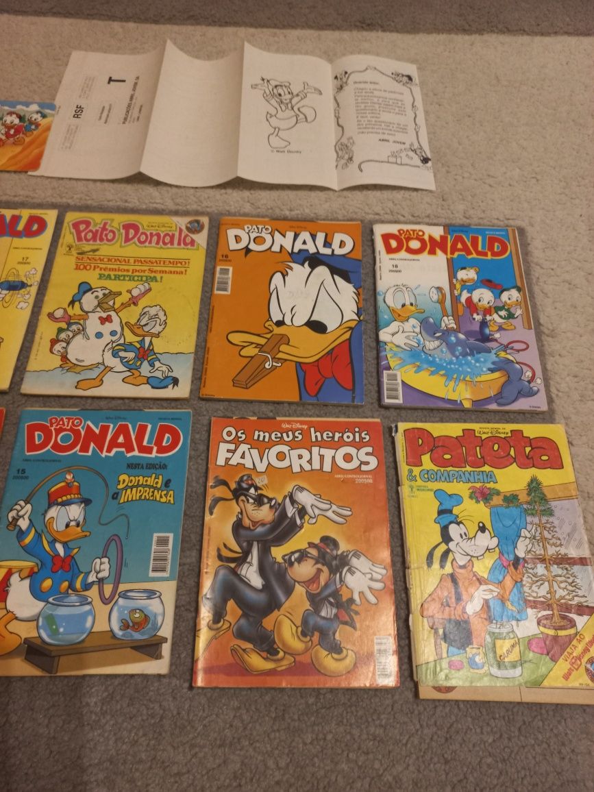 Bandas Desenhadas Pato Donald e outros