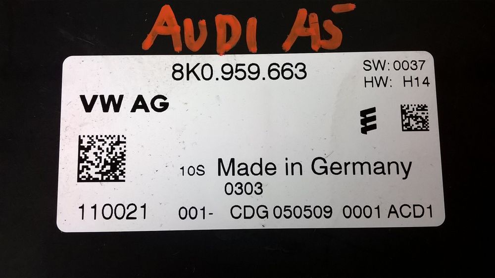 Módulo Eletrónico [Audi A5]