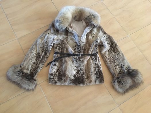 норковый полушубок Saga Furs Royal