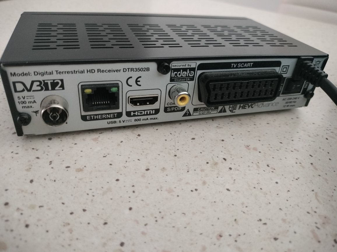 Tuner TV DVB T2HD Philips