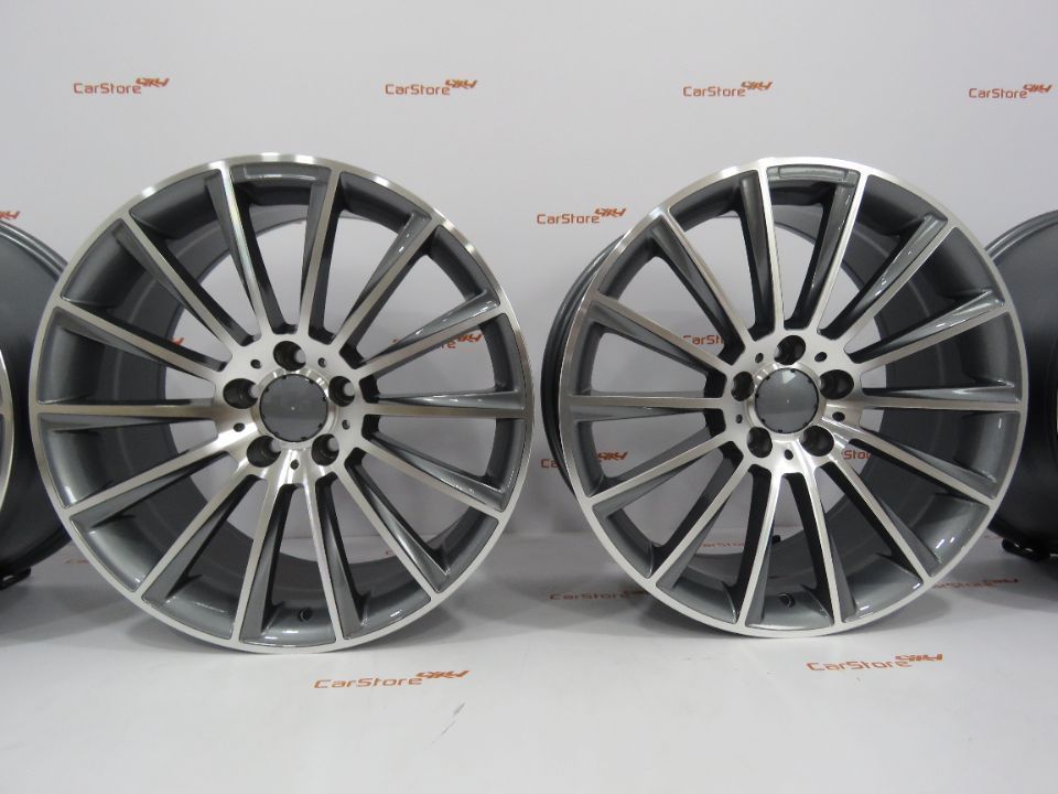 Jantes Look Mercedes Turbine 18 x  8 et 45 5x112 Antracite
