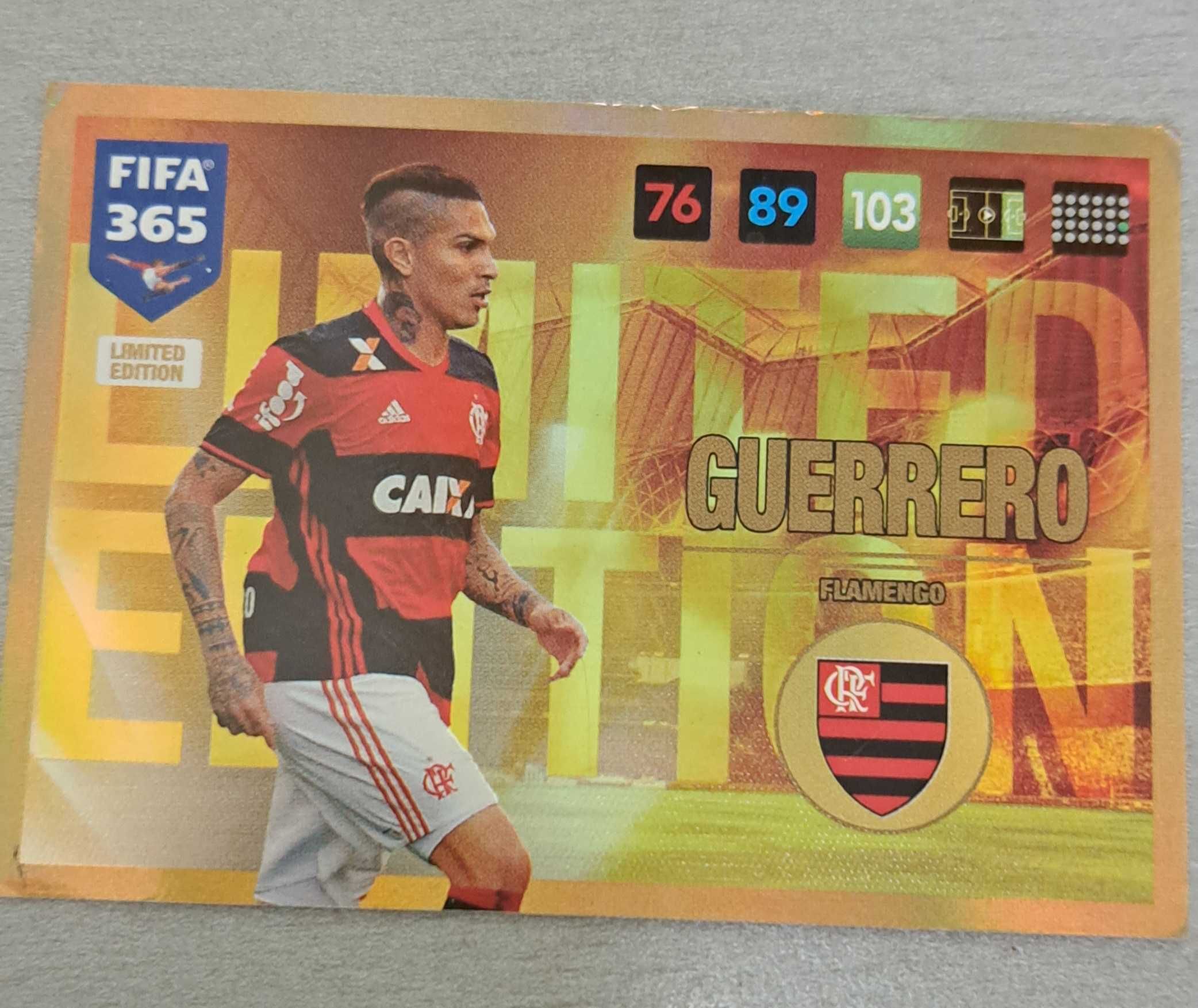 FIFA 365 Panini 2017  Limited Edition Gueerrero