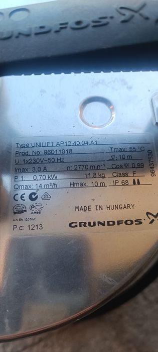 Дренажный насос Grundfos Unilift AP12.40.04.A1