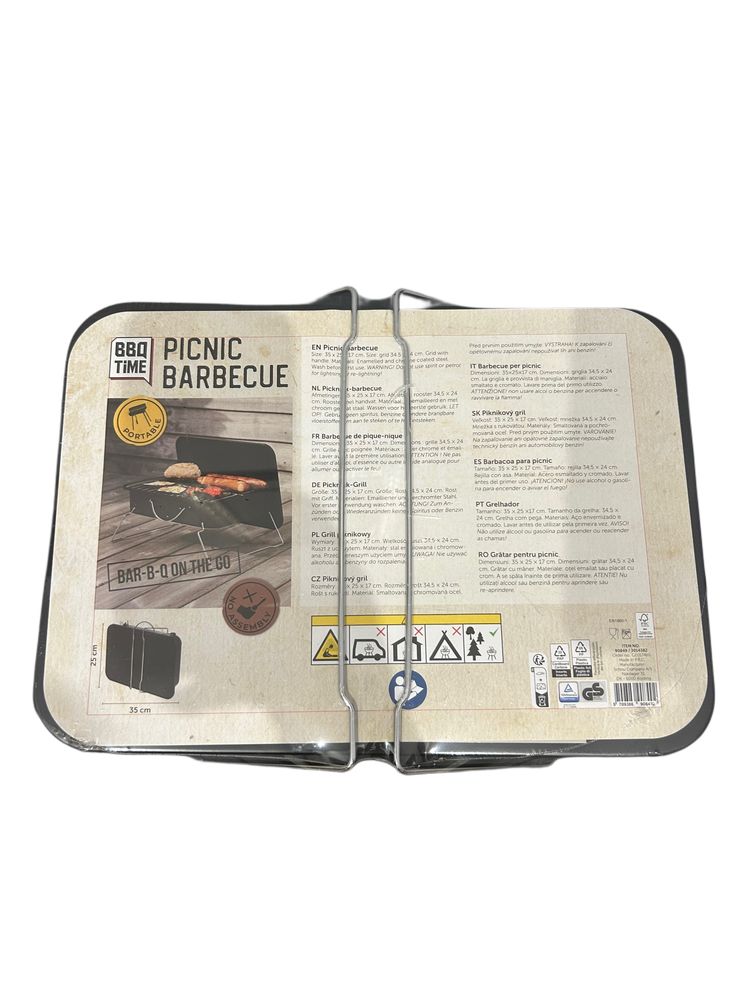 Nowy grill piknikowy BBQ Time nr.8029