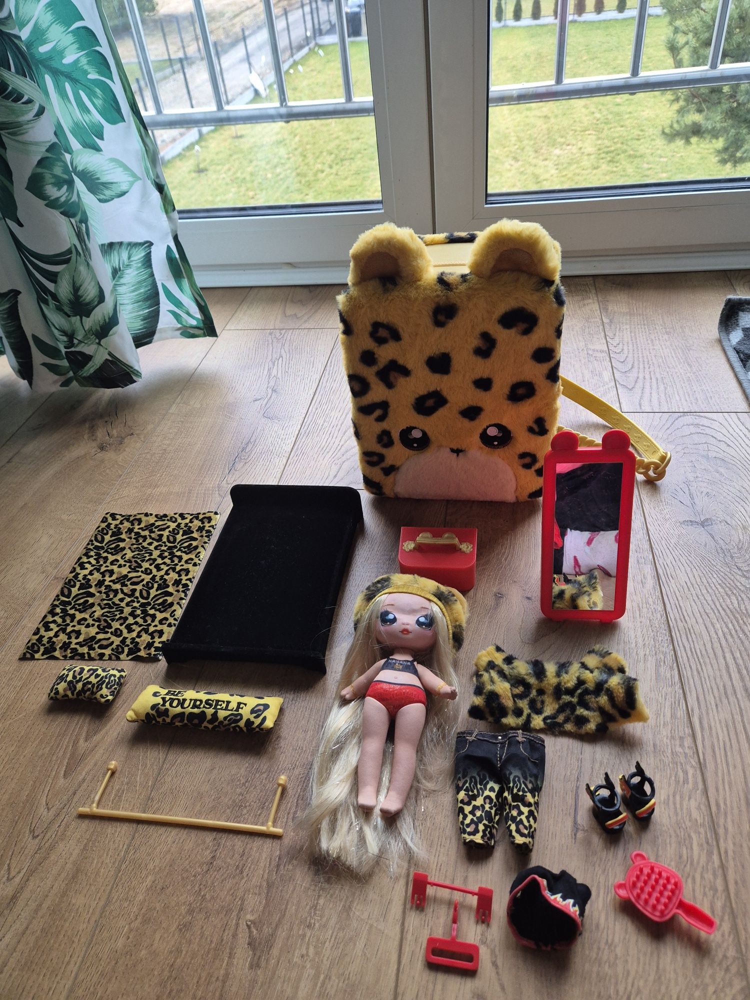 Lalka nanana surprise jaguar plecak 3w1 sypialnia glamour
