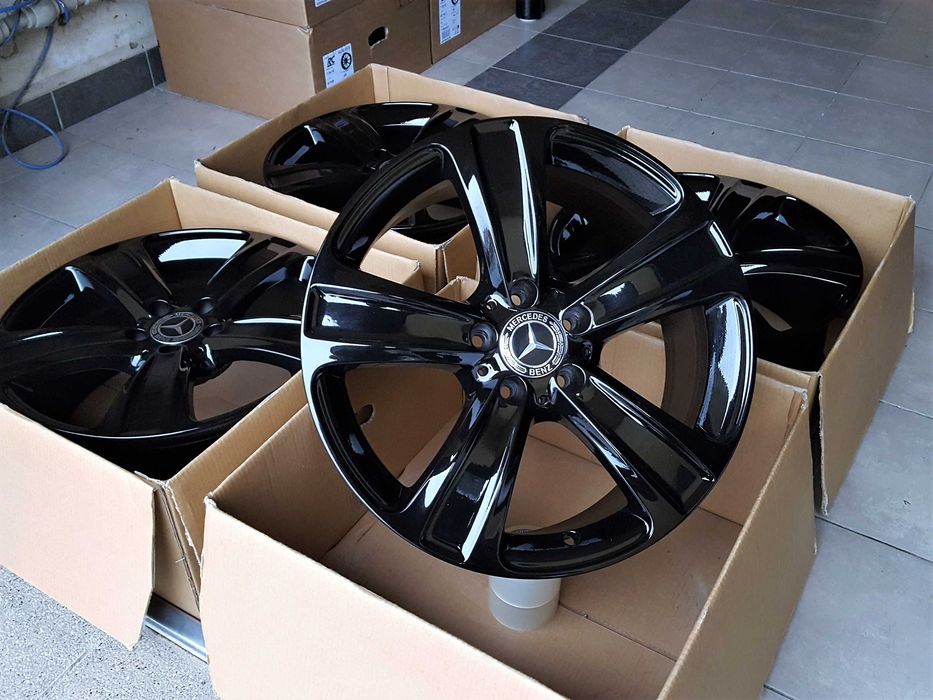 Alufelgi 18 5x112 Czarne Mercedes C E S V CLA CLK GLK GLC ML Vito 506#