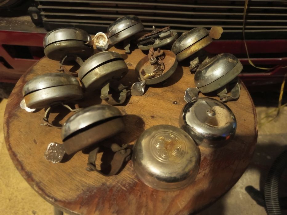 Pakiet starych dzwonków Romet Wigry karat zzr popularny flaming sokół