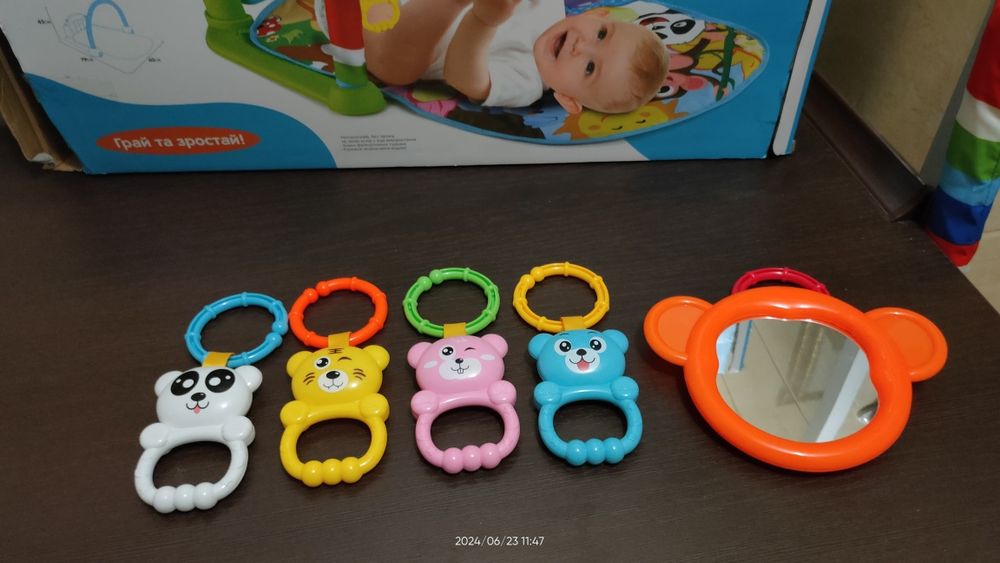 Розвиваючий килимок, піаніно