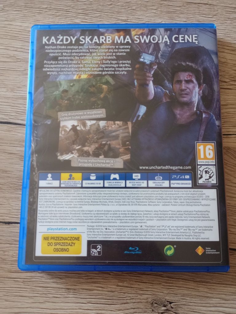 Uncharted 4 Kres Złodzieja PS4 PL