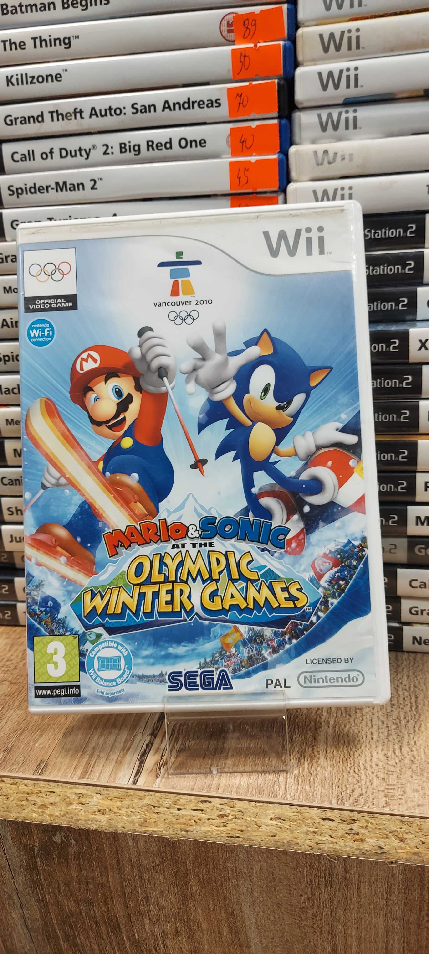 Mario & Sonic at the Olympic Winter Games Wii Sklep/Wysyłka/Wymiana