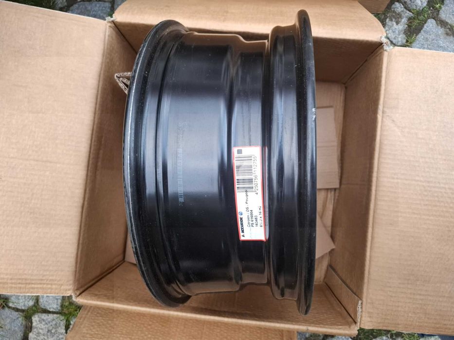 Falgi stalowe z samochodu testowego 5x108 6 1/2 J x 16  zimówki